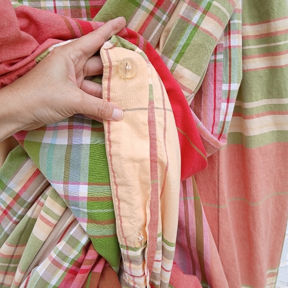 Pottery Barn Plaid Duvet Cover Multicolor Queen - Picture 3 of 6